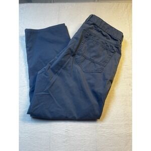 Alan Flusser Men's Straight Leg Casual Jean‎ Pants Slate Blue 38x25.5